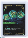 2025 Riftbound: League of Legends TCG—Seal of Focus #081 Origins—Epic Foil