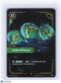 2025 Riftbound: League of Legends TCG—Seal of Focus #081 Origins—Epic Foil