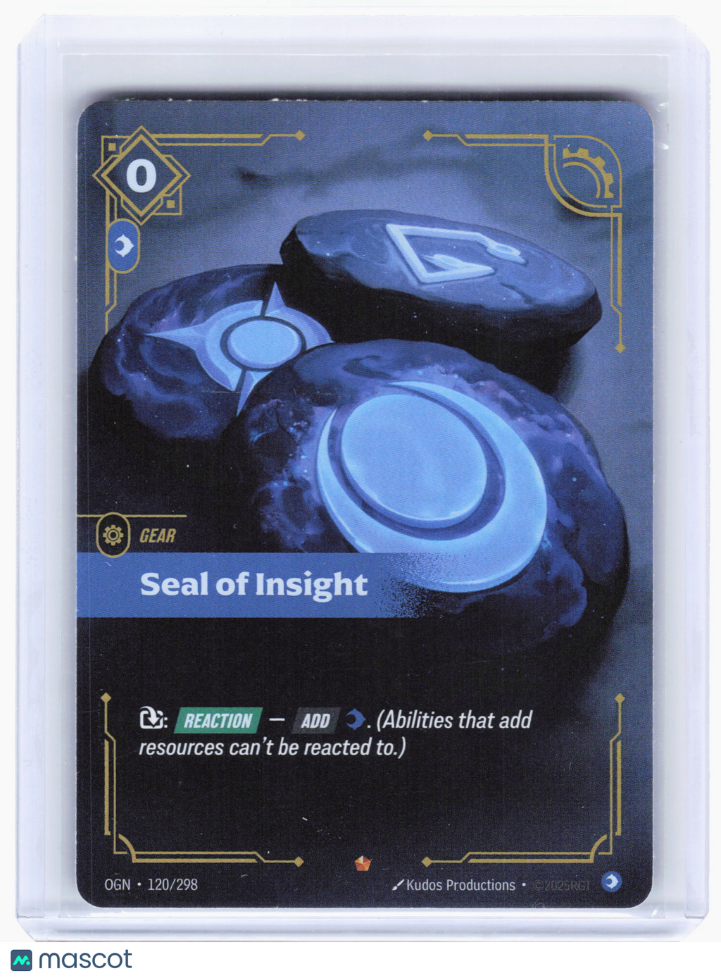 2025 Riftbound: League of Legends TCG—Seal of Insight #120 Origins—Epic Foil
