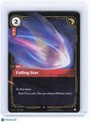 2025 Riftbound: League of Legends TCG—Falling Star #029 Origins—Rare Foil