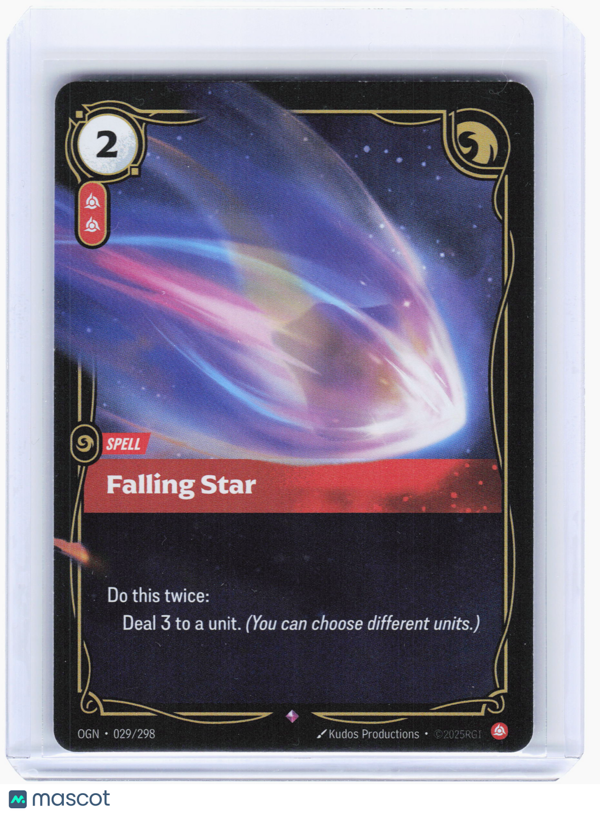 2025 Riftbound: League of Legends TCG—Falling Star #029 Origins—Rare Foil