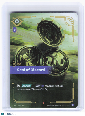 2025 Riftbound: League of Legends TCG—Seal of Discord #204 Origins—Epic Foil