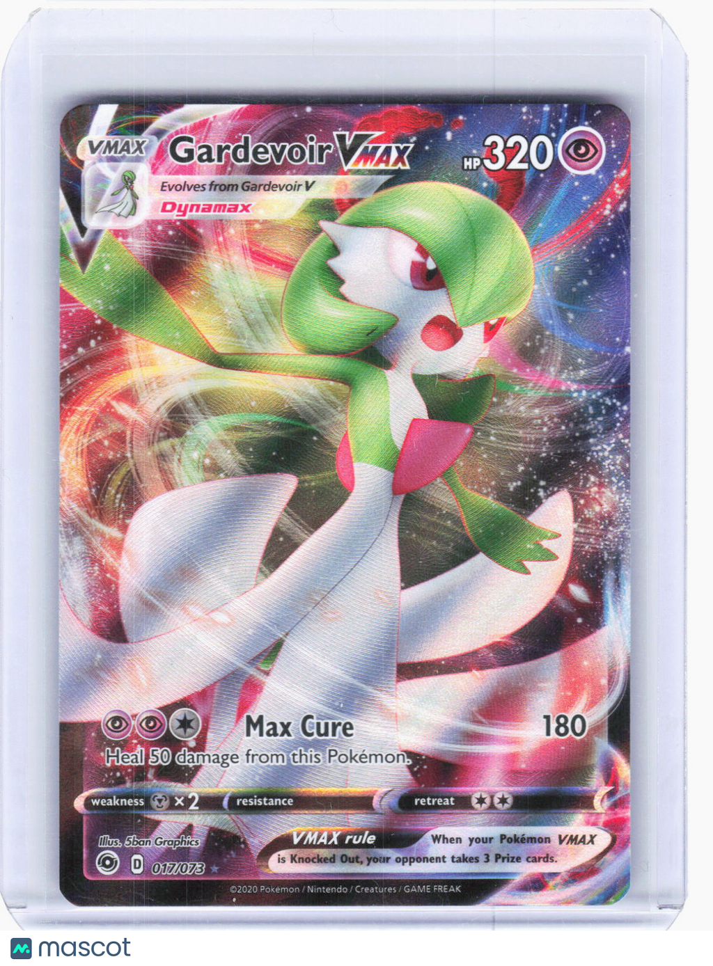 2020 Pokemon—Gardevoir VMAX #17/73 Champion’s Path—Ultra Rare Foil