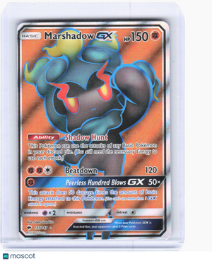 2017 Pokemon—Marshadow GX (Full Art) #137/147 Burning Shadows—Rare Holo (HP)