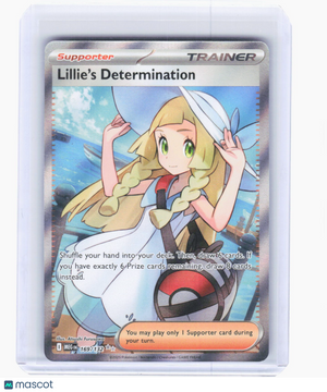 2025 Pokemon—Lillie's Determination #169/132 Mega Evolution—Ultra Rare Foil