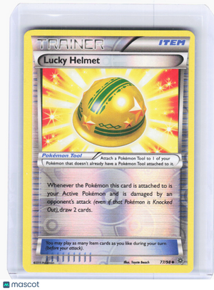 2015 Pokemon—Lucky Helmet #77/98 Ancient Origins—Uncommon Holo (Lightly Played)