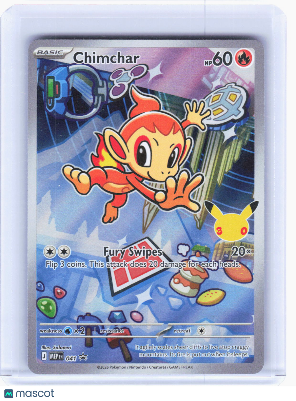 2026 Pokemon—Chimchar #041 ME: Mega Evolution Promo—Promo Foil