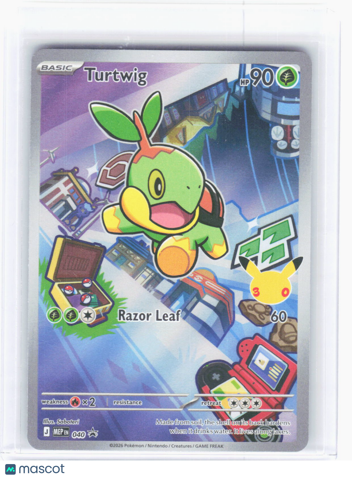 2026 Pokemon—Turtwig #040 ME: Mega Evolution Promo—Promo Foil
