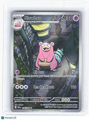 2026 Pokemon—Slowbro #90/84 Pitch Black—Illustration Rare Foil
