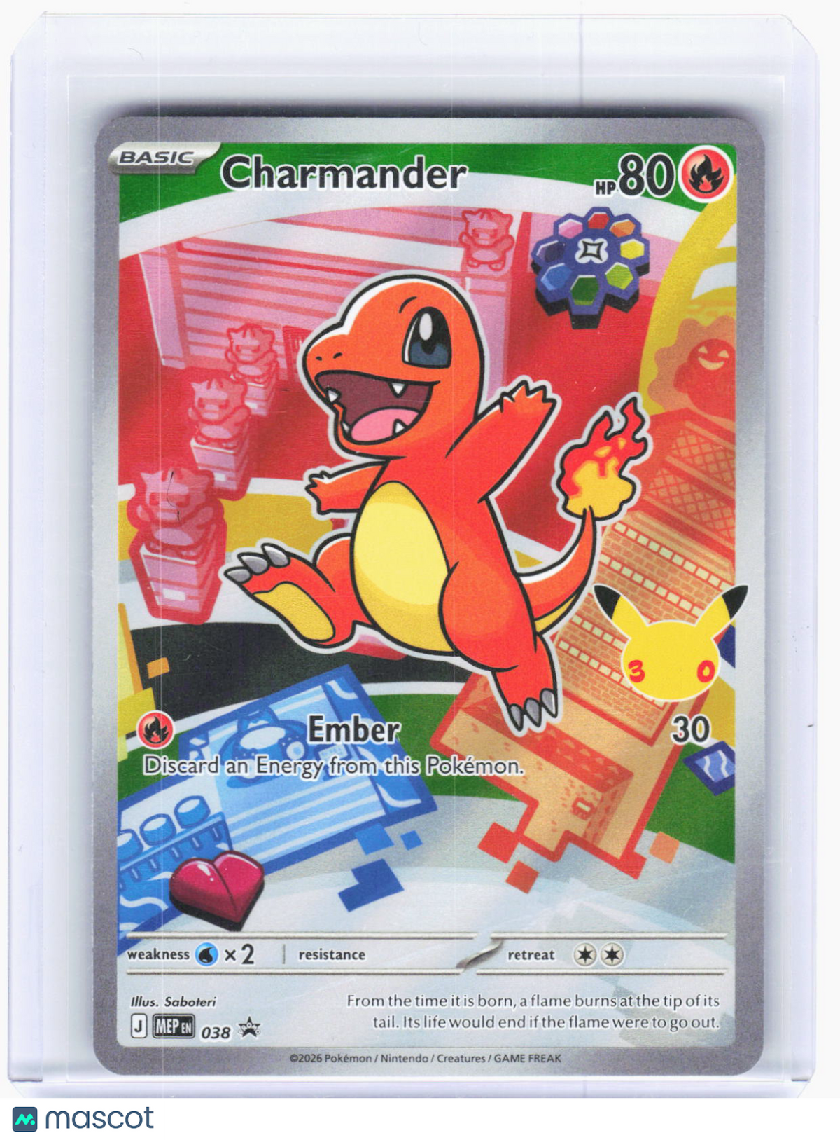 2026 Pokemon—Charmander #038 ME: Mega Evolution Promo—Promo Foil