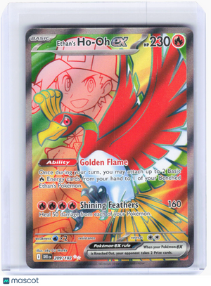2025 Pokemon—Ethan's Ho-Oh ex #209/182 Destined Rivals—Ultra Rare Foil