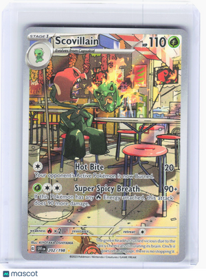 2023 Pokemon—Scovillain #202/198 Scarlet & Violet—(IR) Foil (Lightly Played)