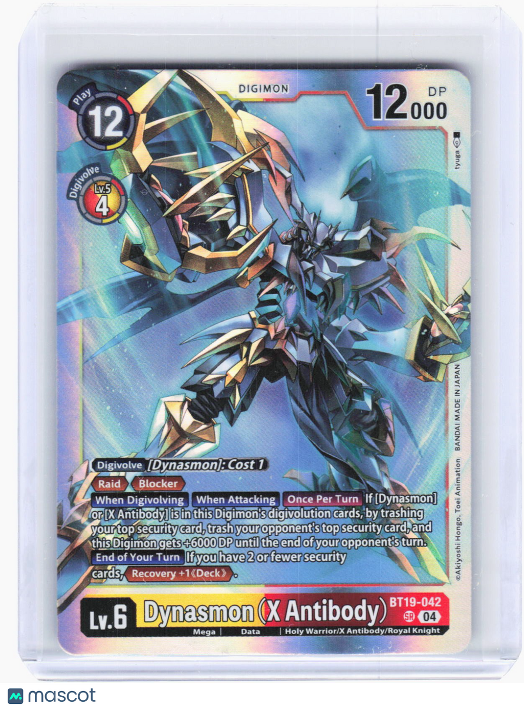 2024 Digimon Card Game—Dynasmon (X Antibody) #BT19-042 (BT18-19)—(SR) Foil
