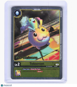 2023 Digimon Card Game—Tokomon #BT14-003 Blast Ace Pre-Release Cards—UC Foil