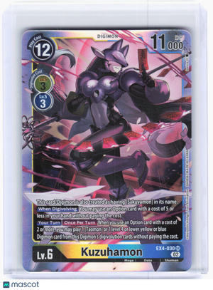 2023 Digimon Card Game—Kuzuhamon #EX4-030 Alternative Being Booster—SR Foil