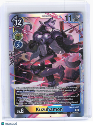 2023 Digimon Card Game—Kuzuhamon #EX4-030 Alternative Being Booster—SR Foil