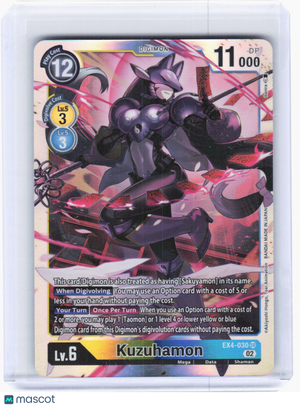 2023 Digimon Card Game—Kuzuhamon #EX4-030 Alternative Being Booster—SR Foil