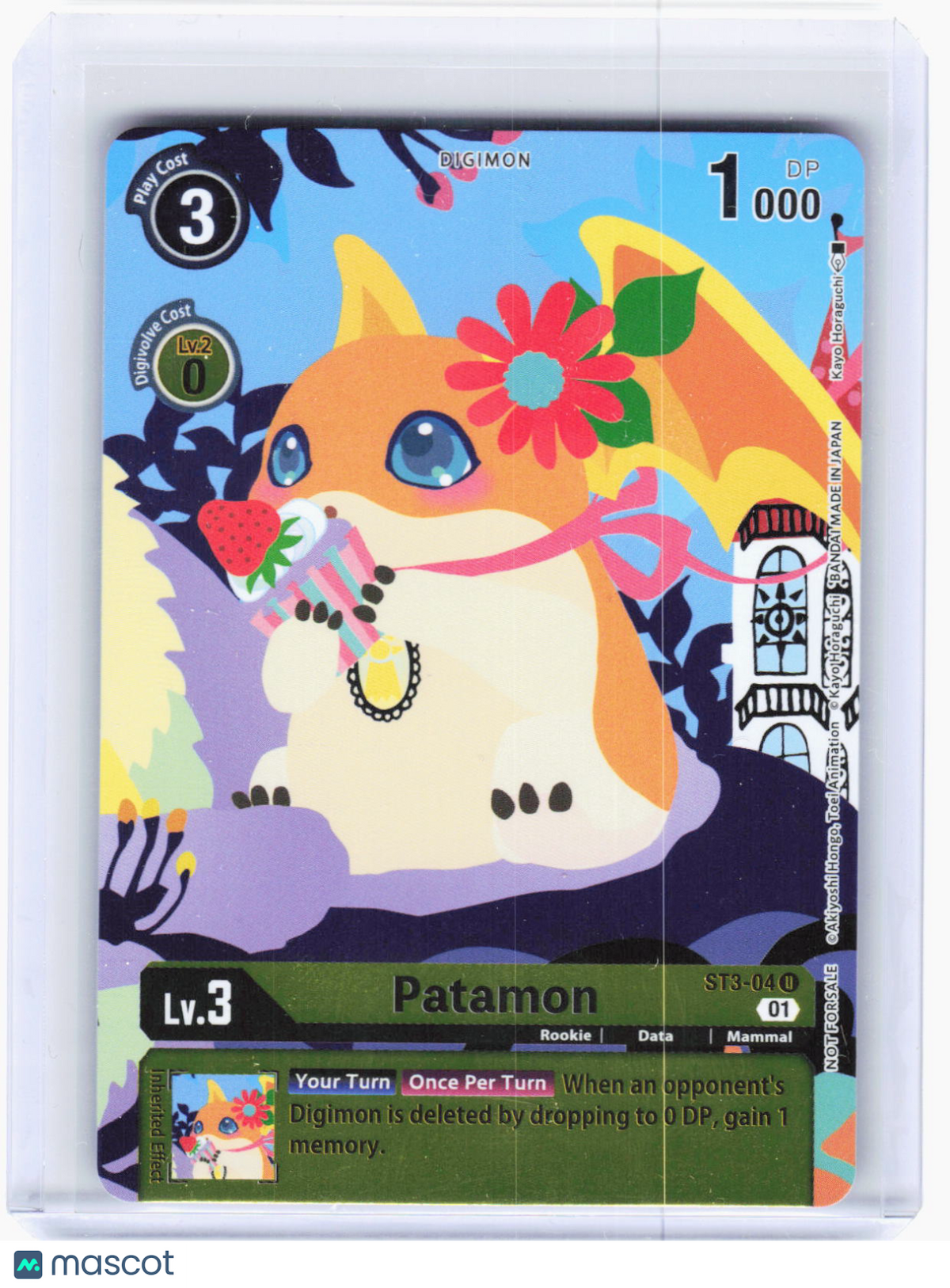 2021 Digimon Card Game—Patamon (Tamer's Card Set 2 Floral Fun) #ST3-04 (ST-3)—UC