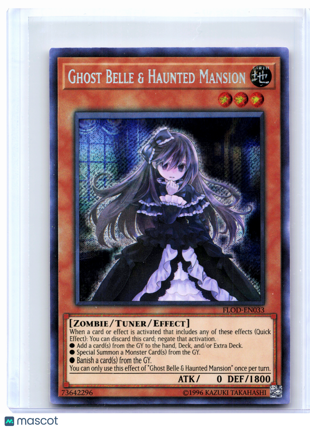 2018 YuGiOh!—Ghost Belle & Haunted Mansion #FLOD-EN033 Flames of Destruction—SE