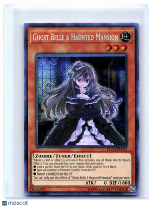 2018 YuGiOh!—Ghost Belle & Haunted Mansion #FLOD-EN033 Flames of Destruction—SE
