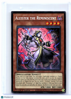 2026 YuGiOh!—Aleister the Reminiscent #CORI-EN015 Chaos Origins—Secret Rare (1E)