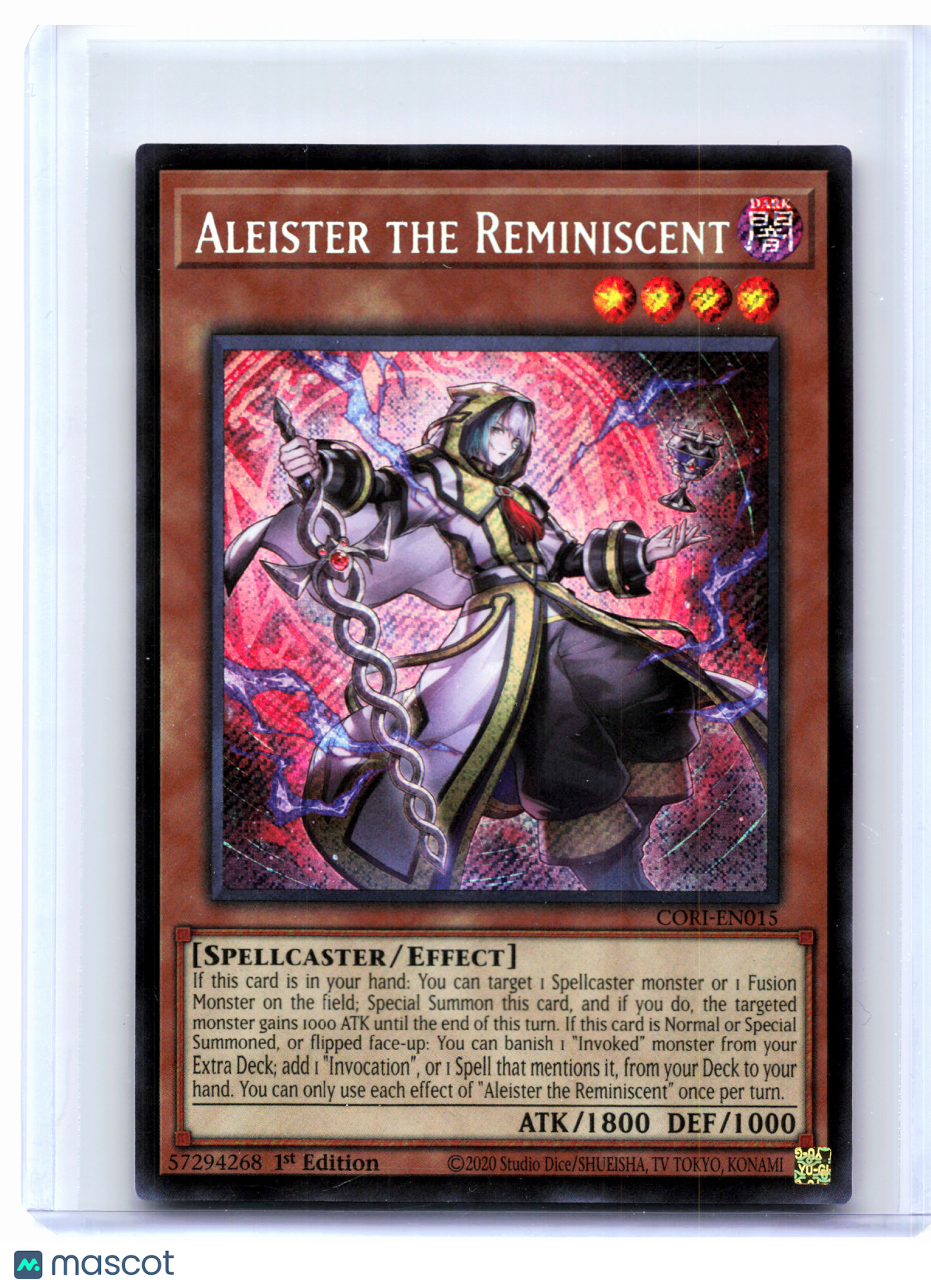 2026 YuGiOh!—Aleister the Reminiscent #CORI-EN015 Chaos Origins—Secret Rare (1E)