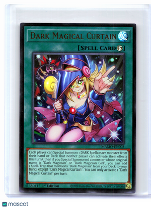 2026 Yu-Gi-Oh!—Dark Magical Curtain #MAMO-EN003 Magnificent Monsters—UR (1E)
