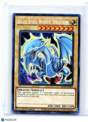2022 Yu-Gi-Oh!—Blue-Eyes White Dragon #MP22-EN266—Prismatic Secret Rare (1E)