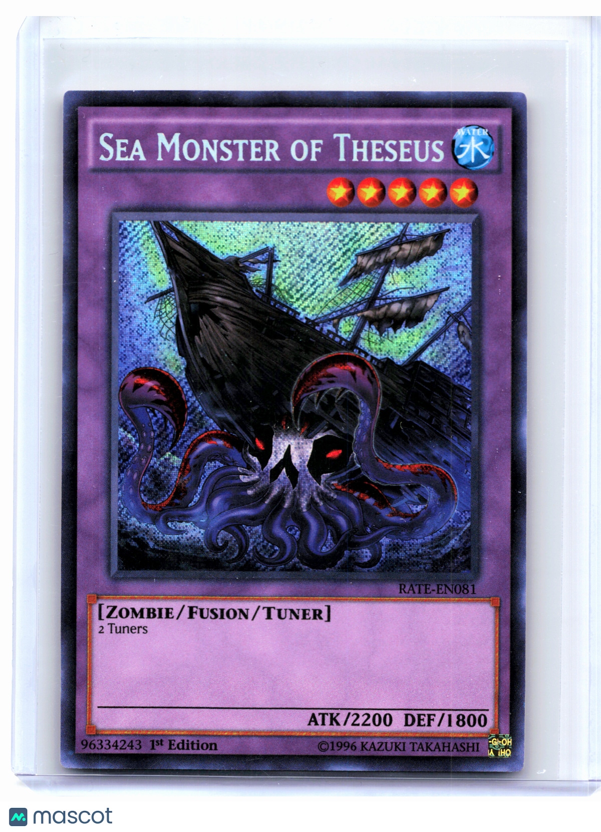 2017 YuGiOh—Sea Monster of Theseus #RATE-EN081 Raging Tempest—SE (1E) [LP]