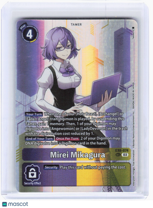 2024 Digimon Card Game—Mirei Mikagura #EX6-076 Infernal Ascension—(SEC) Foil