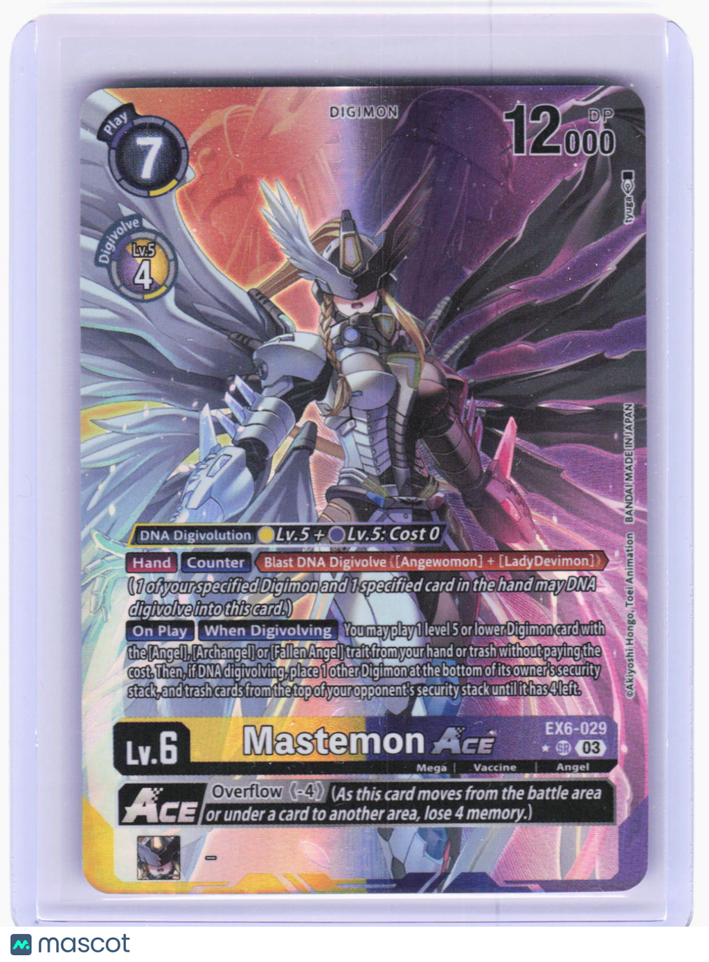 2024 Digimon Card Game—Mastemon ACE (Alt Art) #EX6-029 (EX-06)—(SR) Foil