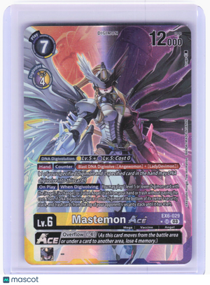 2024 Digimon Card Game—Mastemon ACE (Alt Art) #EX6-029 (EX-06)—(SR) Foil