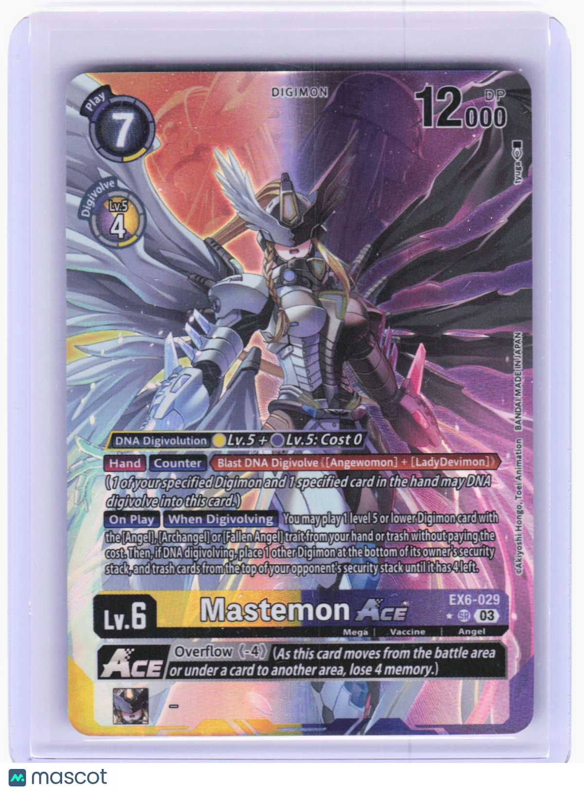 2024 Digimon Card Game—Mastemon ACE (Alt Art) #EX6-029 (EX-06)—(SR) Foil