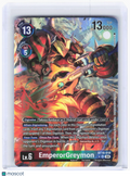2024 Digimon Card Game—EmperorGreymon (Alt Art) #BT18-018 (BT18-19)—(SR) Foil