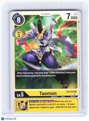 2022 Digimon Card Game—Taomon - EX2-023 #EX2-023 Digital Hazard—UC Non-Foil
