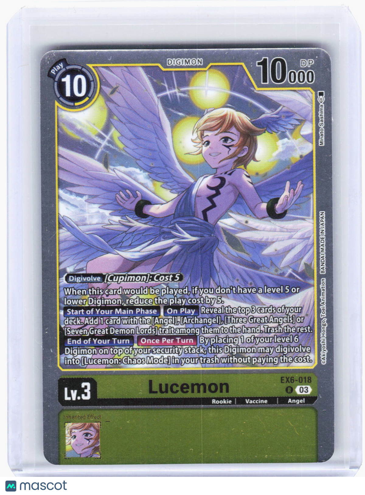 2024 Digimon Card Game—Lucemon #EX6-018 Infernal Ascension—Rare Foil