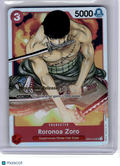 2022 One Piece Card Game—Roronoa Zoro (Super Pre-Release) ST01-013 —Super Rare