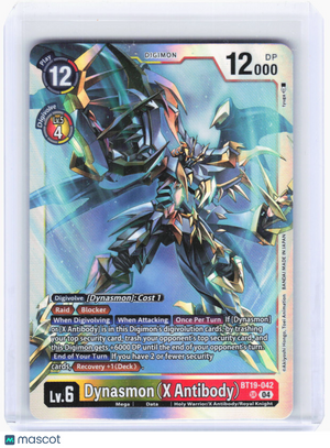 2024 Digimon Card Game—Dynasmon (X Antibody) #BT19-042 Xros Evolution—SR Foil