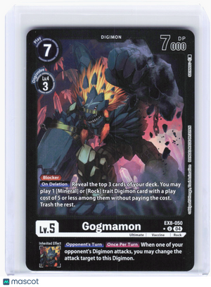 2024 Digimon Card Game—Gogmamon (Limited Foil) #EX8-050 (EX-08)—Uncommon Foil