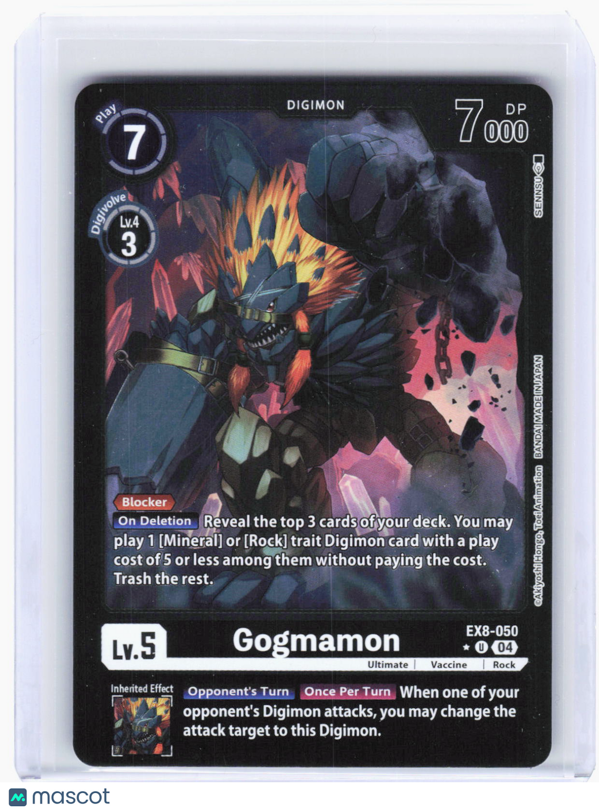 2024 Digimon Card Game—Gogmamon (Limited Foil) #EX8-050 (EX-08)—Uncommon Foil