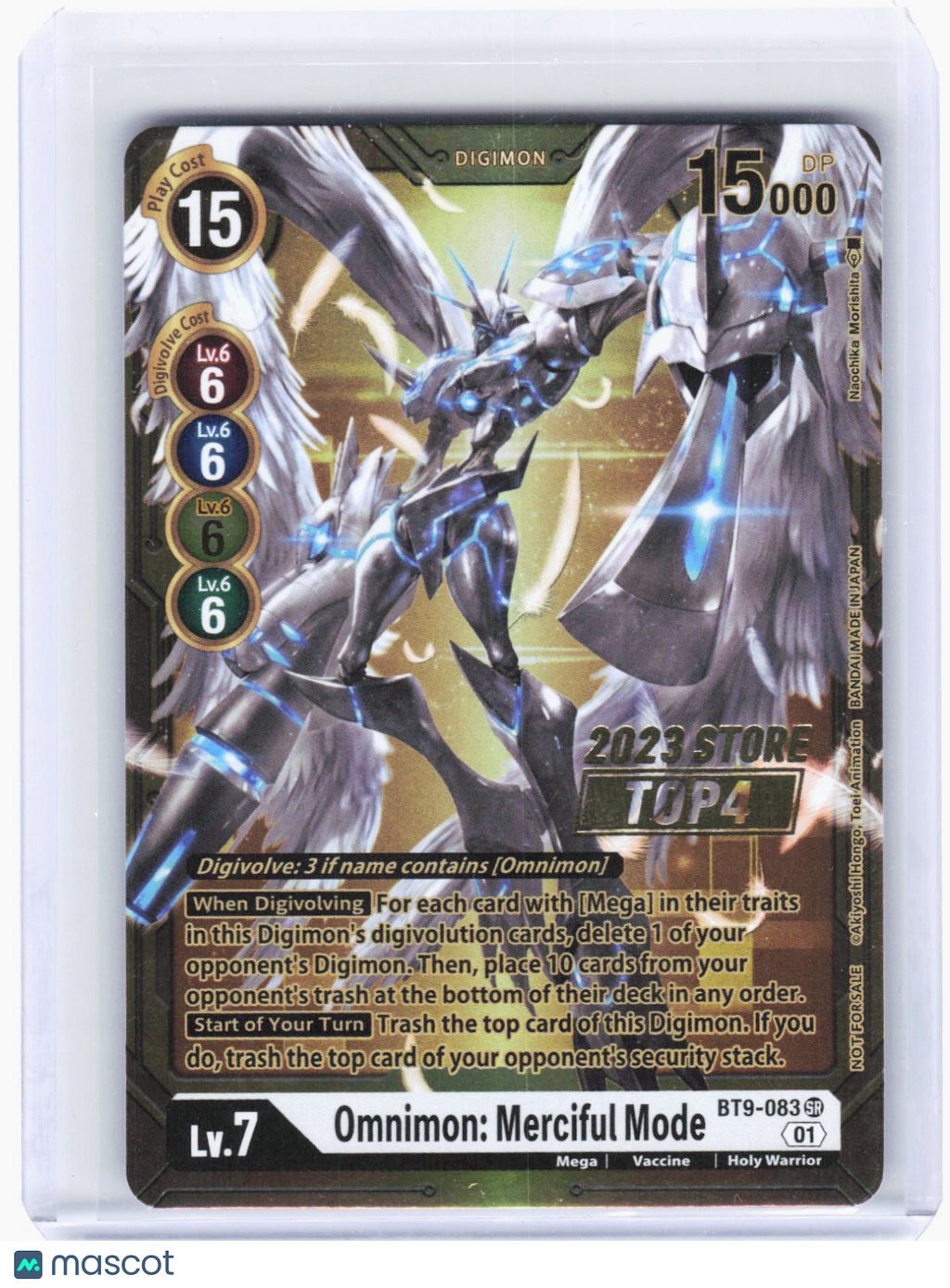 2023 Digimon Card Game—Omnimon: Merciful Mode #BT9-083 X Record—Promo Foil (LP)