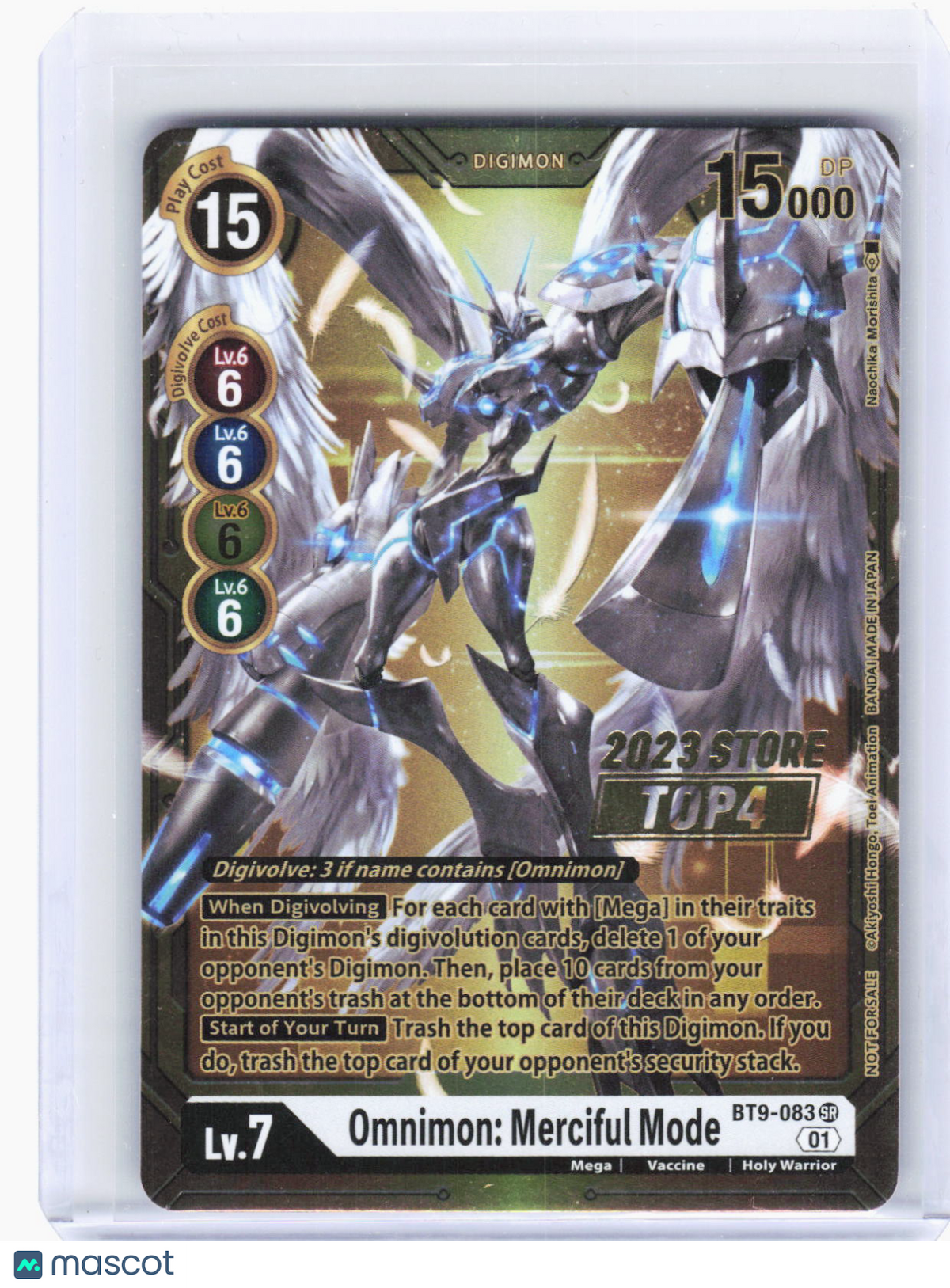 2023 Digimon Card Game—Omnimon: Merciful Mode #BT9-083 X Record—Promo Foil (LP)