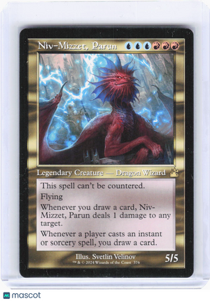 2024 Magic: The Gathering—Niv-Mizzet, Parun #376 (RVR)—Rare Non-Foil (LP)