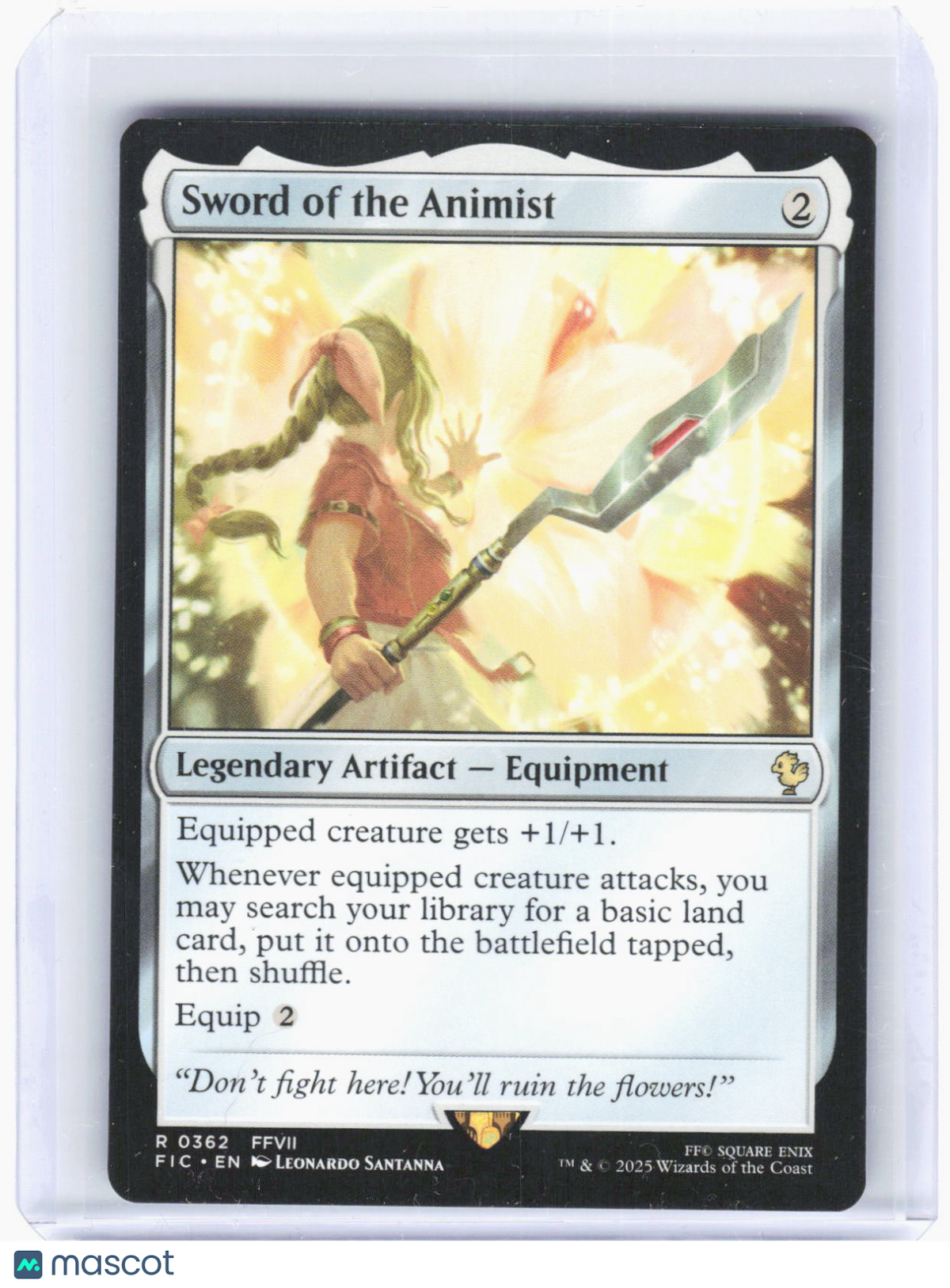 2025 Magic: The Gathering—Sword of the Animist #362 (FIC)—Rare Non-Foil