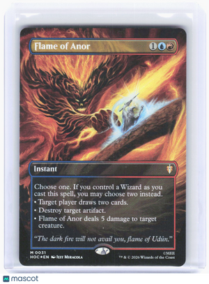 2023 Magic: The Gathering—Flame of Anor (Borderless) #031 (HOC)—Mythic Foil