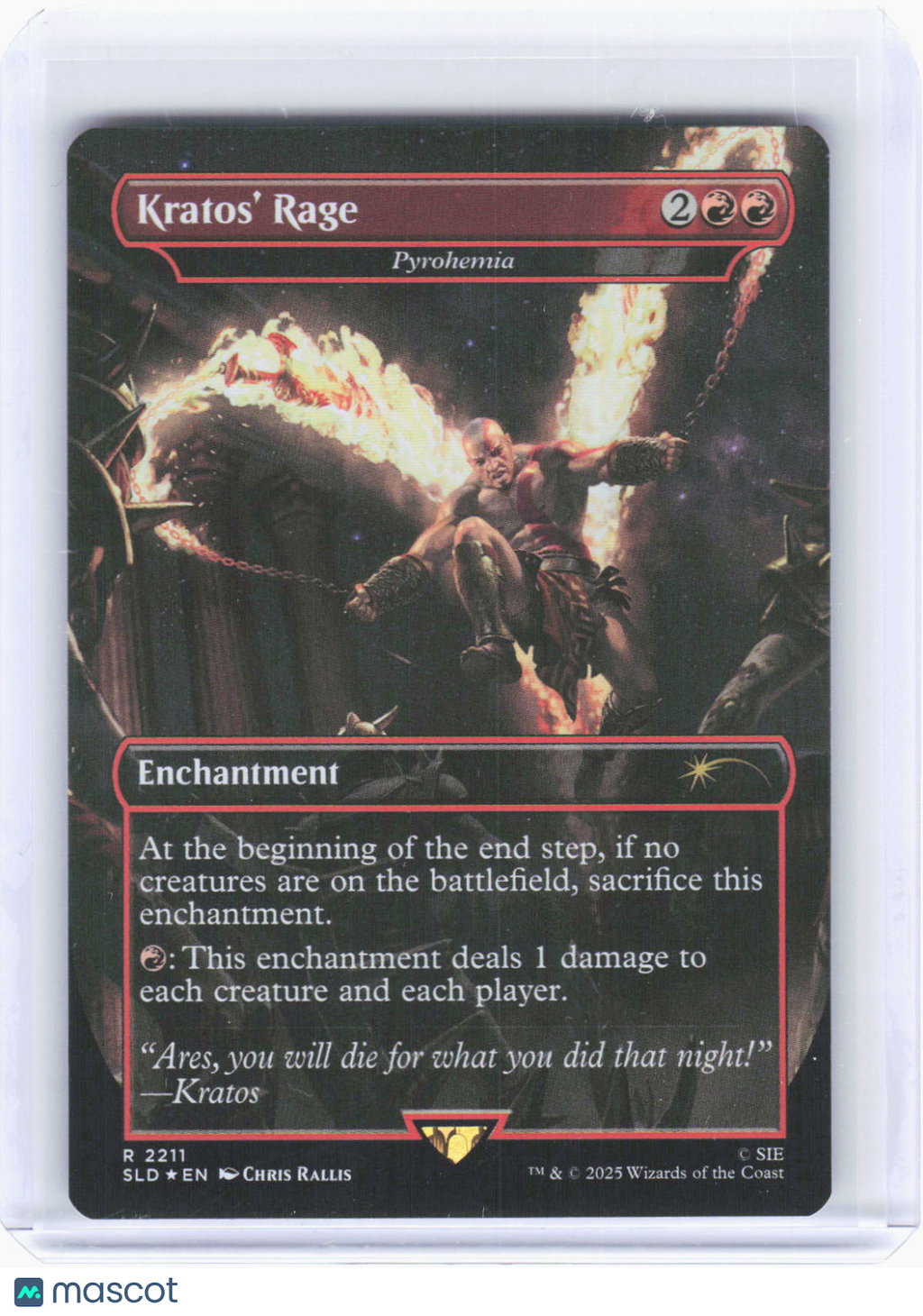 2025 Magic: The Gathering—Kratos' Rage - Pyrohemia #2211 (SLD)—Rare Foil