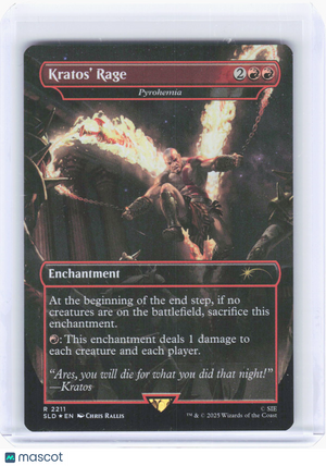 2025 Magic: The Gathering—Kratos' Rage - Pyrohemia #2211 (SLD)—Rare Foil