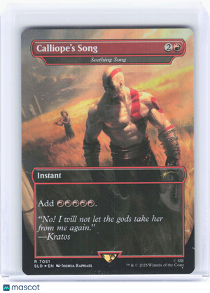 2025 Magic: The Gathering—Calliope's Song - Seething Song #7051 (SLD)—R Foil(LP)