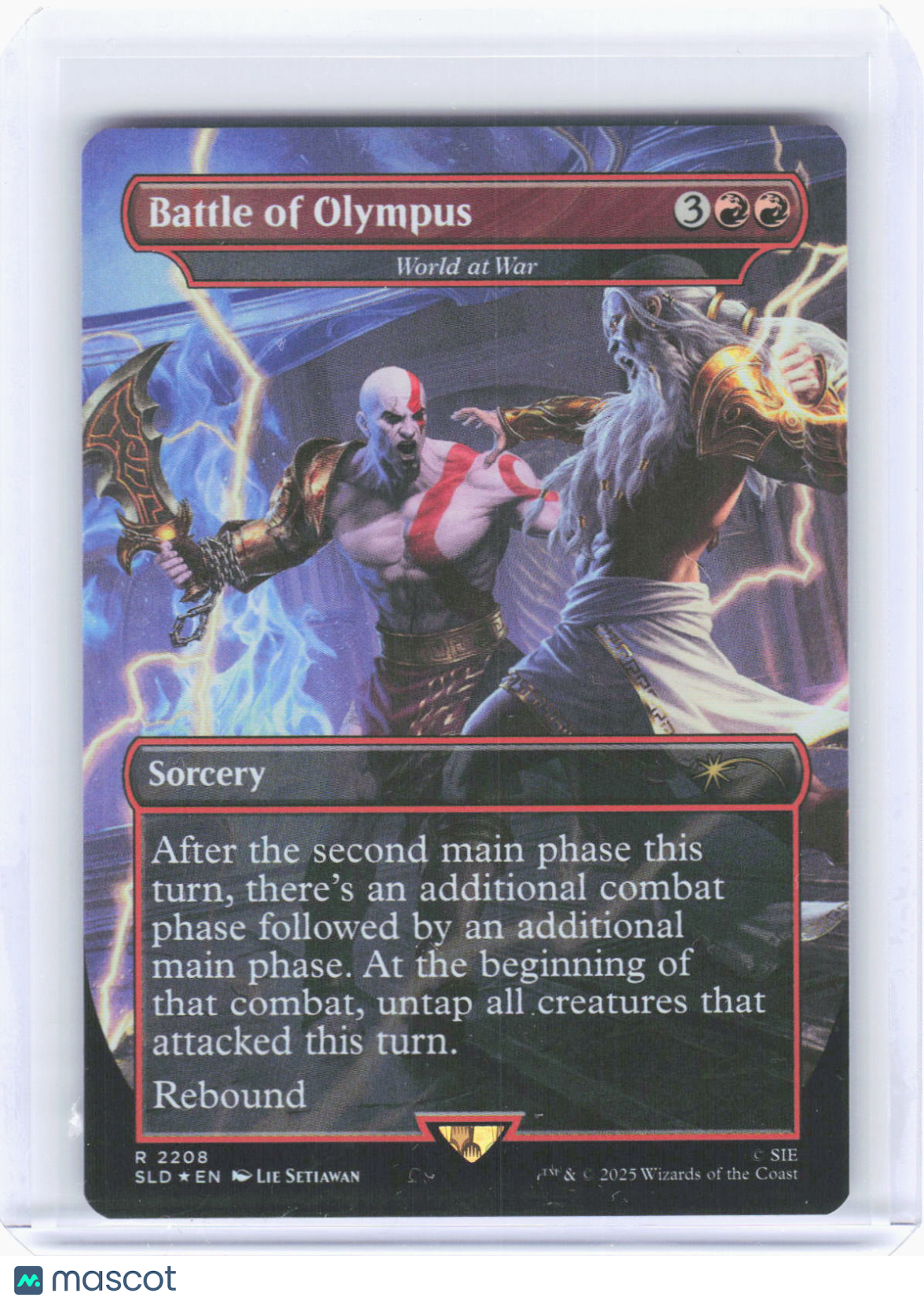 2025 Magic: The Gathering—Battle of Olympus - World at War #2208 (SLD)—Rare Foil