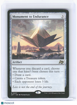 2025 Magic: The Gathering—Monument to Endurance #237 Aetherdrift—Rare Non-Foil